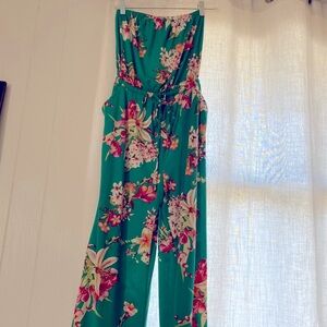 Express floral jumpsuit
